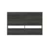 Tête de lit queen effet de planches, gris écorce - Nexera