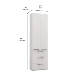 Unité de rangement - blanc